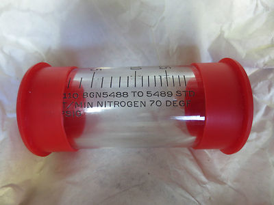 NP2110 GN5488 TO 5489 STD CuFt/MIN NITROGEN 70DEG 75 PSIG CALIBRATED GLASS SCALE0