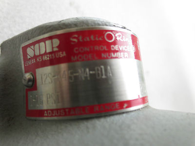 SOR 12S-K45-N4-B1A PRESSURE SWITCH, 1-16psi ADJUSTABLE / 400psi PROOF NEW SURPLU10