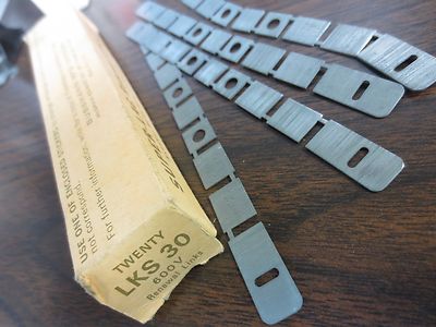 MACHINE MAINT / TOOL ROOM LOT #2 BUSS 216, LKS 30, H1021 H1024 H1230 H30 LINKS7