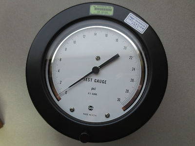 AMETEK 3420P-30 PANEL-MOUNT TEST GAUGE - 30psi, 5" - RECALIBRATED 1/2ANPT0