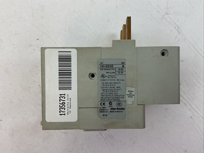 ALLEN BRADLEY 193-EEGE SER B OVERLOAD RELAY 10-90AMP0