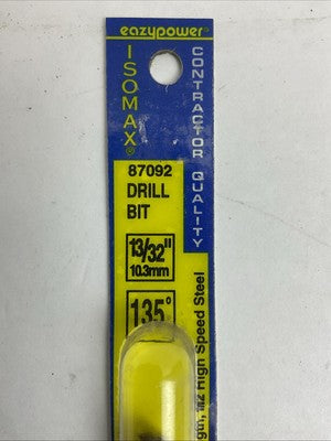 EAZYPOWER 87092 13/32" 10.3mm 135° ISOMAX DRILL BIT CONTRACTOR QUALITY1