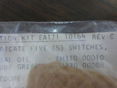 NAMCO EA171-10164 LUBRICATION KIT for SWITCH - NEW SURPLUS - EA171101640