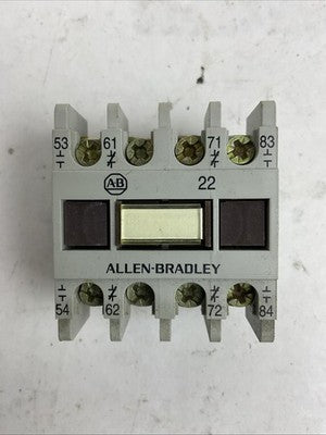 ALLEN BRADLEY 195-FA22 SER A CONTACT BLOCK1