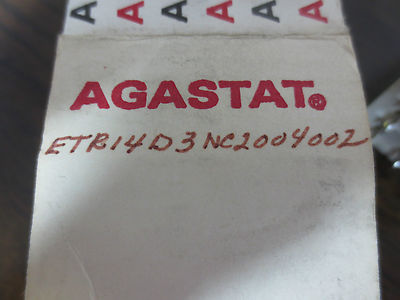 AGASTAT / AMERACE ETR14D3NC2004002 TIMER RELAY, 1-30 MIN. - 125VDC - NEW in BOX8