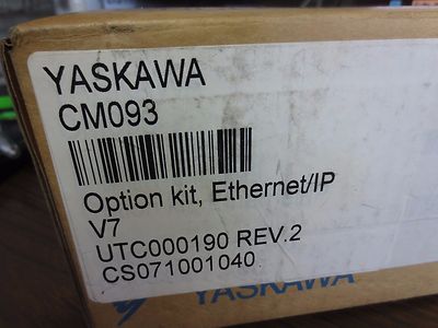 YASKAWA CM093 OPTION KIT, ETHERNET / IP V7 - UTC000190 Rev. 2 - NEW SURPLUS0
