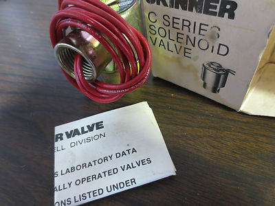 SKINNER C2DB1277 C- SERIES SOLENOID VALVE 110-120V - NEW SURPLUS1