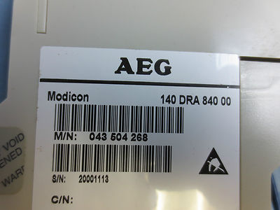 MODICON SCHNEIDER AUTOMATION AEG - 140 DRA 840 00 RELAY OUTPUT MODULE1