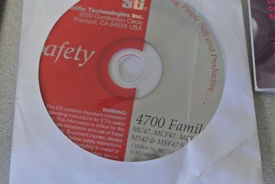 STI 99598-0450 DOC KIT, MS4700 w/ AC CONTROLLER / RG1986-7 (2) / 42800-01103