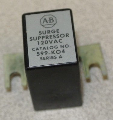 LOT of 6 / ALLEN-BRADLEY 599-K04 / SURGE SUPPRESSOR / 120VAC / SIZE 0, 1, 20