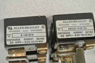 ALLEN-BRADLEY 1491-R126 / FUSE BLOCK /600V, 1-30A, 3-POLE / NEW SURPLUS4