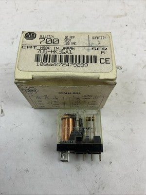 ALLEN BRADLEY 700-HK36A1 SER A RELAY 10AMP 120VAC0