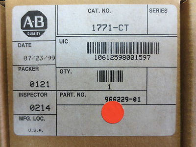 ALLEN-BRADLEY 1771-CT - I/O CHASSIS CABLE for 1771-P4S, 6S POWER SUPPLY - NEW1