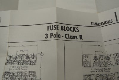 ALLEN-BRADLEY 1491-R126 / FUSE BLOCK /600V, 1-30A, 3-POLE / NEW SURPLUS5