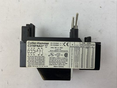 CUTLER HAMMER C316FNA3* OVERLOAD RELAY 2.8-4A1