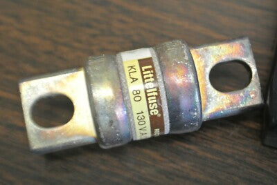 LITTELFUSE KLA80 / SEMICONDUCTOR / RECTIFIER FUSE / 80A / 130V / NEW SURPLUS0