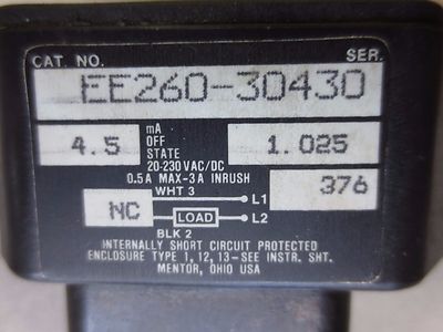 NAMCO EE260-30430 PROXIMITY SWITCH / CYLINDICATOR 1.025 PROBE1