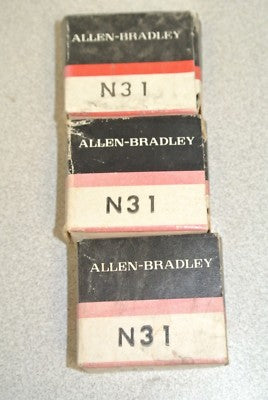 LOT of 3 / ALLEN-BRADLEY N31 THERMAL OVERLOAD HEATER ELEMENT4