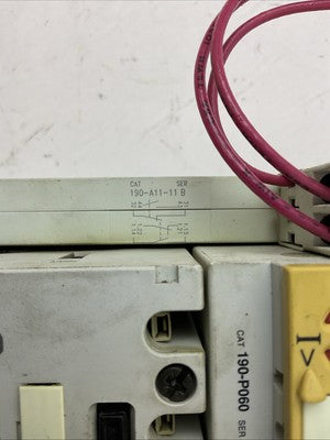 ALLEN BRADLEY STARTER 190-A40 120V COIL 190-P060 190-CPS40* 190-A11-11 190-T11-5