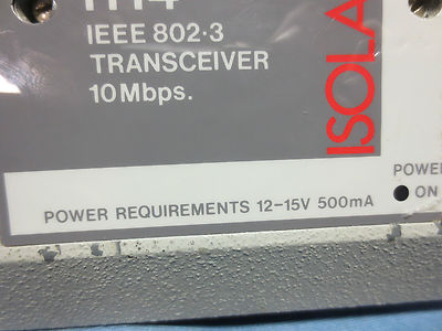 BICC DATA NETWORKS 1114 IEEE802-3 TRANSCEIVER 10Mbps1