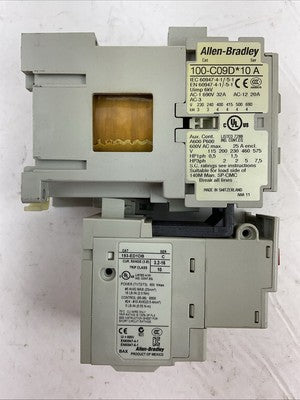ALLEN BRADLEY STARTER (100-C09D*10 SER A COIL 24VDC + 193-ED1DB 3.2-16A SER C)4