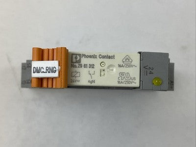 PHOENIX CONTACT PLC-BSC-24DC/21HC TERMINAL BLOCK 29 61 312 RELAY 16A 250VAC1