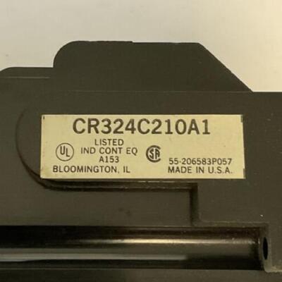 GENERAL ELECTRIC CR324C210A1 600VAC 2 LEG BLOCK OVERLOAD RELAY 27A2