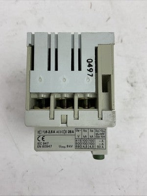 ALLEN BRADLEY 140-MN-0250 SER C MANUAL MOTOR STARTER 600V 3PH 1.5HP 1.6-2.5A5