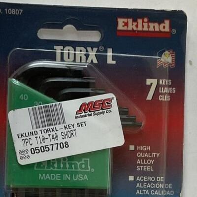 EKLIND 10807 TORX L 7 KEYS IN PACKAGE1