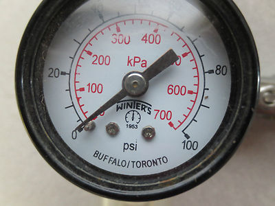 NORGREN B07-201-M1KA FILTER REGULATOR, PINACLE VALVE, WINTERS GAUGE 0-700psi3