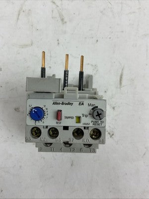 ALLEN BRADLEY 193-EA2FB SER B OVERLOAD RELAY 3.7-12A1