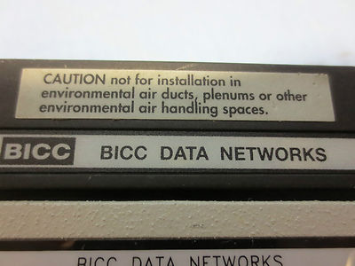 BICC DATA NETWORKS 1114 IEEE802-3 TRANSCEIVER 10Mbps3