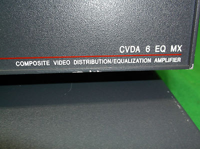 EXTRON CVDA 6 EQ MX COMPOSITE VIDEO DISTRIBUTION/EQUALIZATION AMPLIFIER3
