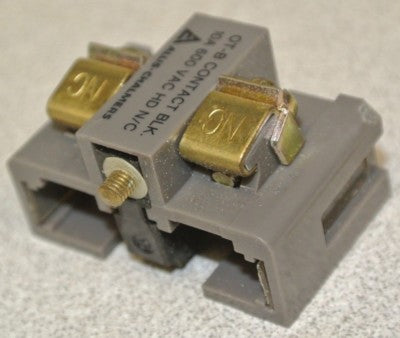 ALLIS-CHALMERS 25-120-276-002 CONTACT BLOCK / 600VAC / 10A / N.C. / NEW SURPLUS 2