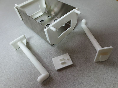 COLE-PARMER 67035-70 DRAIN BASKET for MODULAR STAINLESS STEEL DRYING RACKS - NEW1