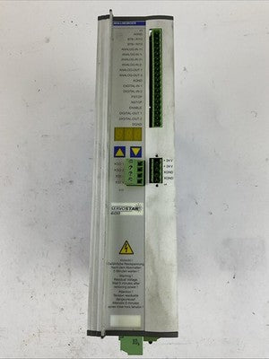 KOLLMORGEN SERVOSTAR 610-AS SERVO DRIVE OUTPUT DC-LINK VOLTAGE 260-675V 10A 3PH0