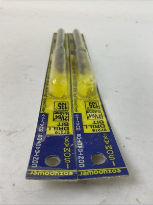 EAZYPOWER 87216 21/64" 8.43mm 135° ISOMAX DRILL BIT CONTRACTOR QUALITY(LOT OF 2)3