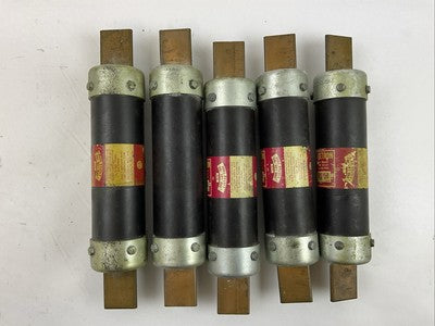 FUSETRON FRS150 TIME DELAY DUAL ELEMENT 600VAC 150A CLASS K5 FUSE (LOT OF 5)4