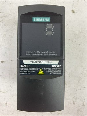 SIEMENS 1P 6SE6440-2UC17-5AA1 AC DRIVE MICROMASTER 4401