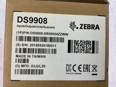 ZEBRA DS9908-SR00004ZZWW SCANNER 5VDC 0.5A DS99081