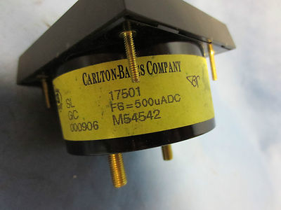 SIMPSON 17501 ANALOG PANEL METER, DC Current, 0µA to 500µA - NEW in BOX2