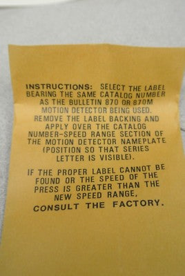 ALLEN-BRADLEY 803M-NX23 Series A / RETROFIT KIT for STYLE C, D, P DRAG DEVICE10