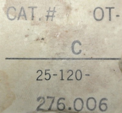 ALLIS-CHALMERS OT-C / 25-120-276-006 CONTACT BLOCK / 600VAC / 10A / NEW SURPLUS 6