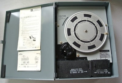 GE CONTROL CR121EN02HA22 SEVEN DAY TIME SWITCH 120V MOTOR 277V SWITCH 40A NEW 0