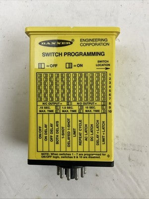BANNER CL5RA LOGIC MODULE INPUT 110VAC3