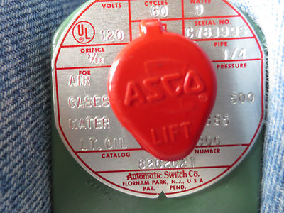 ASCO 8262C21 - VALVE 3/32" ORIFICE, 1/4" PIPE - NEW SURPLUS0