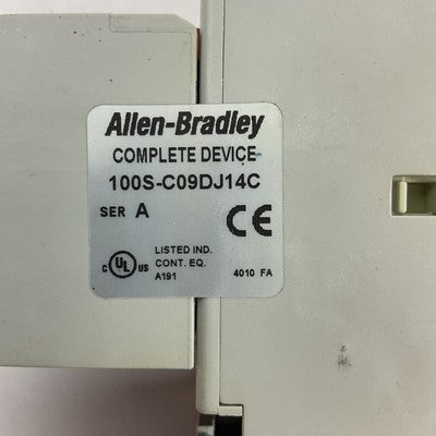 ALLEN BRADLEY STARTER (100S-C09DJ14C (100-C09D*10 +100S-F) + 193-EECB 1.0-5.0A)1