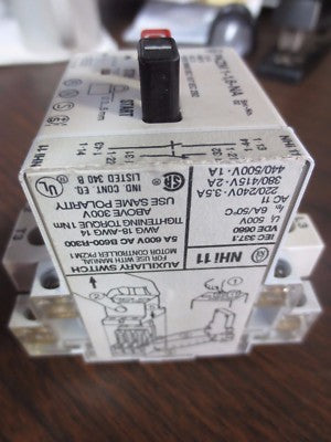 KLOCKNER MOELLER PKZM 1-1.6-NA MANUAL MOTOR STARTER - 1.6A, 660V2