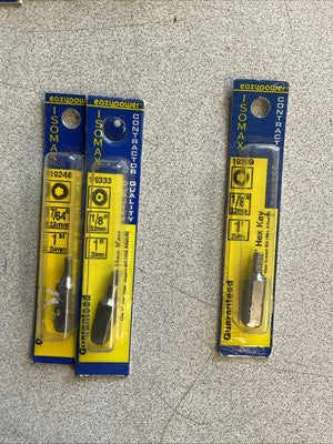 EAZYPOWER ISOMAX CONTRACTOR QUALITY HEX KEY BIT LOT5