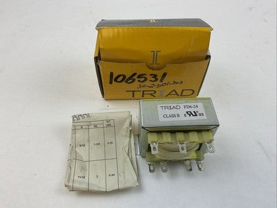 TRIAD MAGNETICS FD6-24 CLASS B TRANSFORMER D/C: EIA-17-1512-5A0